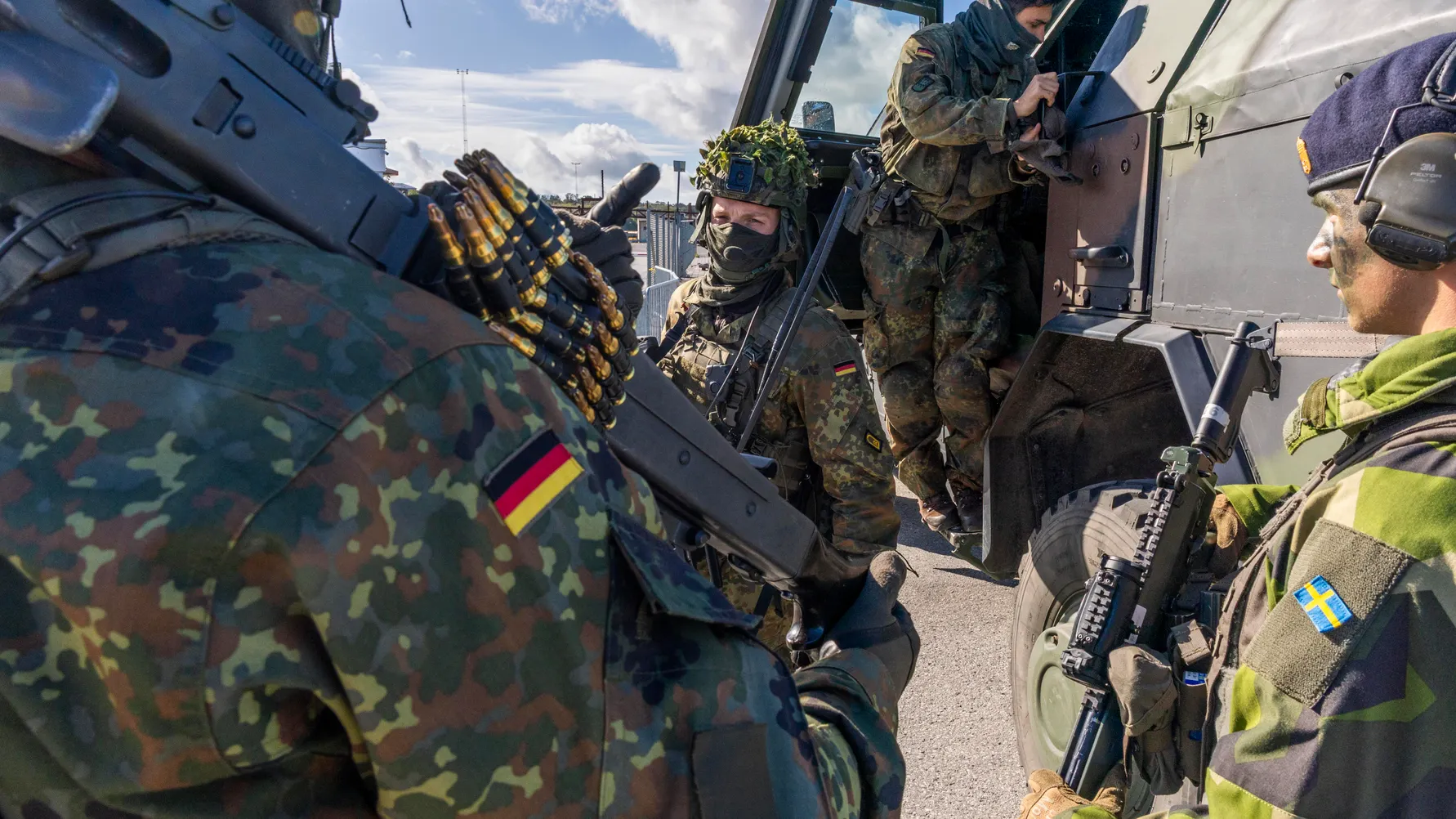Sweden and Germany Conduct Rapid Troop Deployment Exercise for 1,500 Soldiers to Gotland
