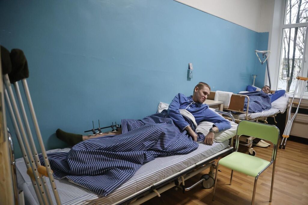 Учасники вторгнення в Україну у військово-морському шпиталі у Калінінграді. Фото Міноборони РФ