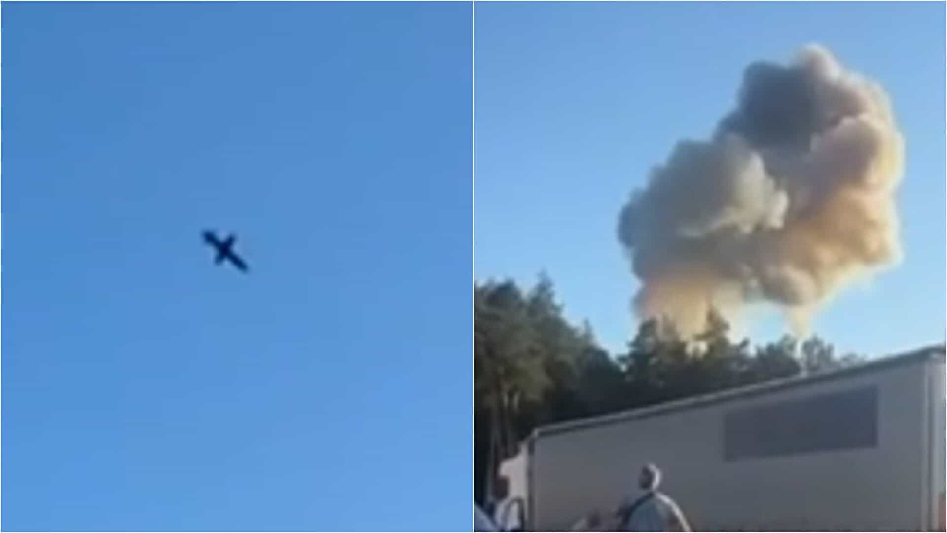 Geran-5 Struck Near the Yagodin Border Crossing on the Polish-Ukrainian Border