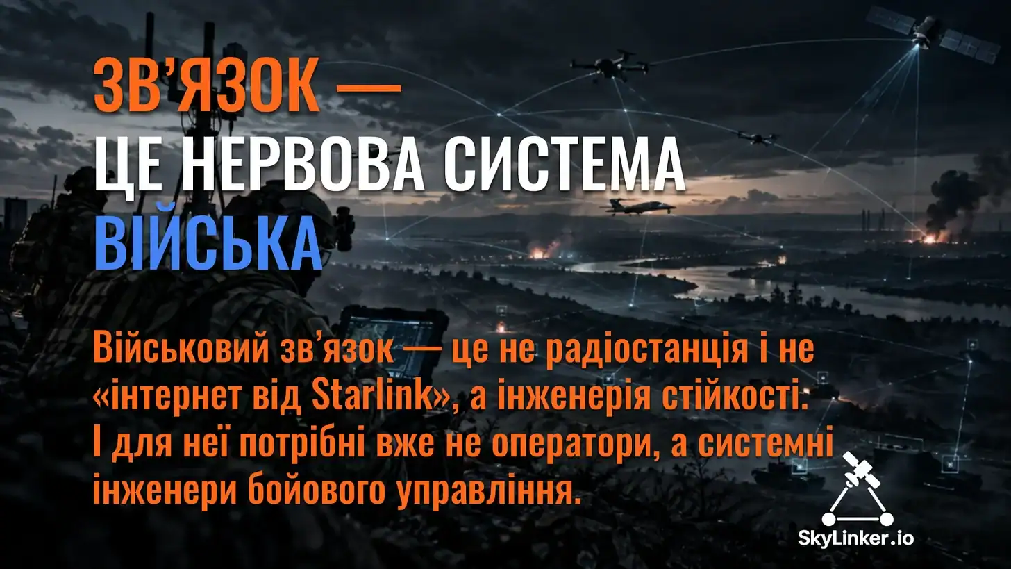 Зв’язок — це нервова система війська