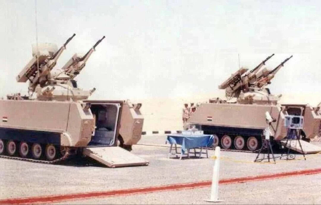 Зенітні гарматно-ракетні комплекси Sinai-23 на шасі БТР М113