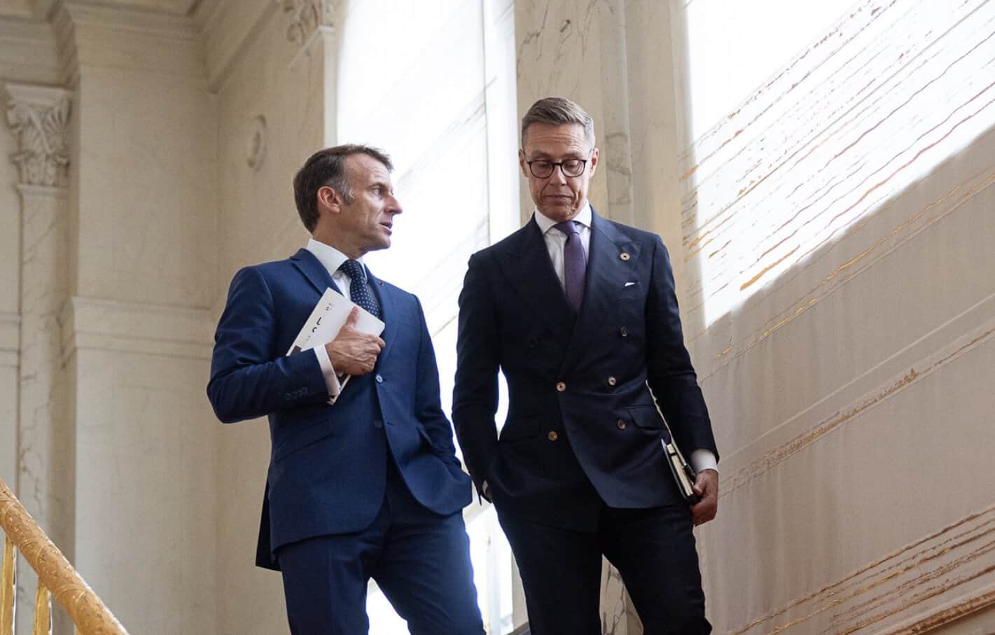 Emmanuel Macron and Alexander Stubb. September 2026. Photo credits: President of Finland