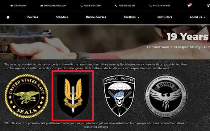 SAS logo on the Alfa-Metal website