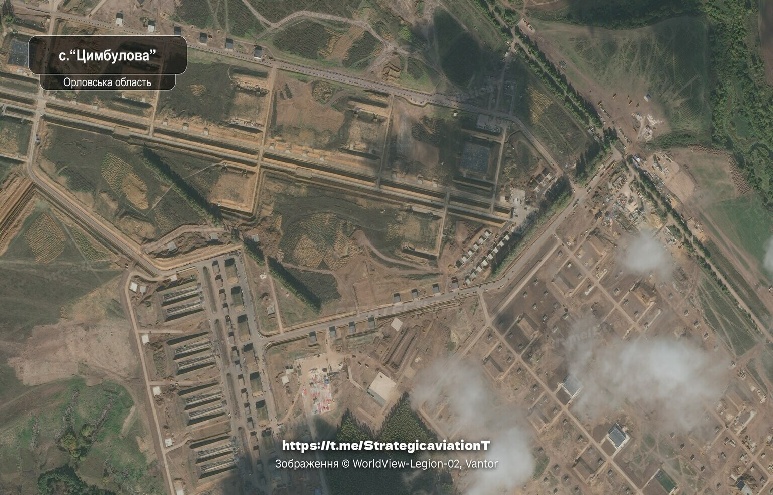 Russia Expands Tsimbulova Droneport With New Garages, Underground Shelters and Launch Sites
