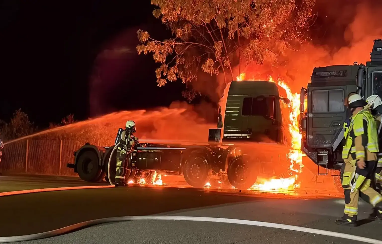 Three Bundeswehr Trucks Burned Down in Germany—Police Are Investigating Possibility of Arson