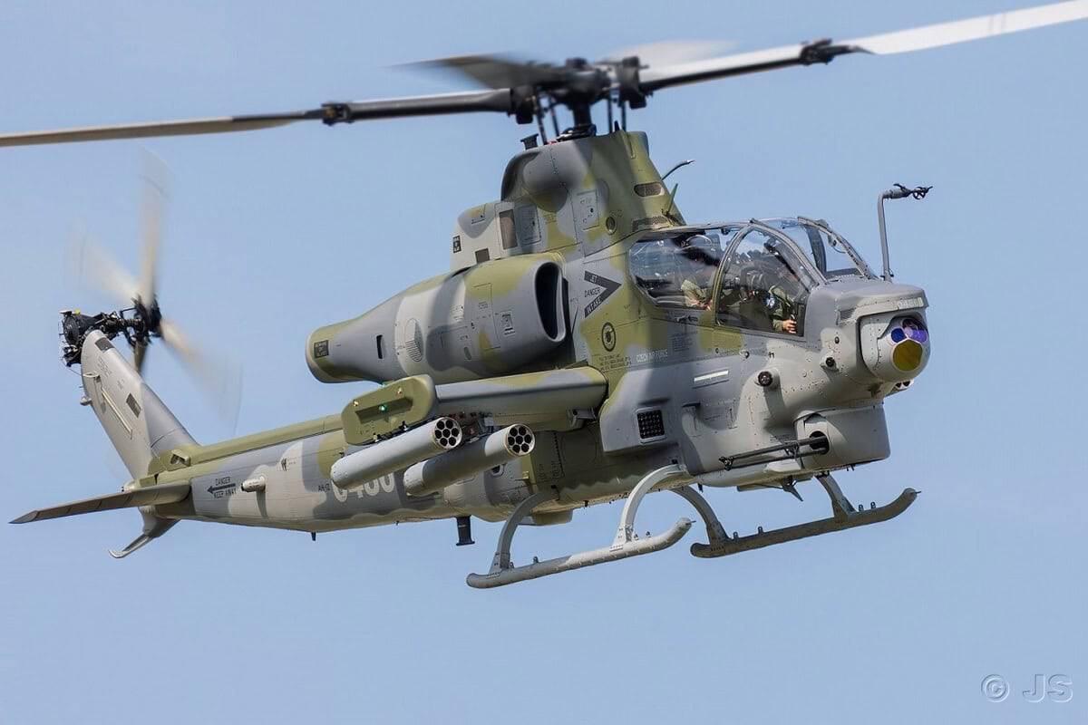Czech AH-1Z Helicopters Deployed to Patrol Airspace Near the Polish-Belarusian Border
