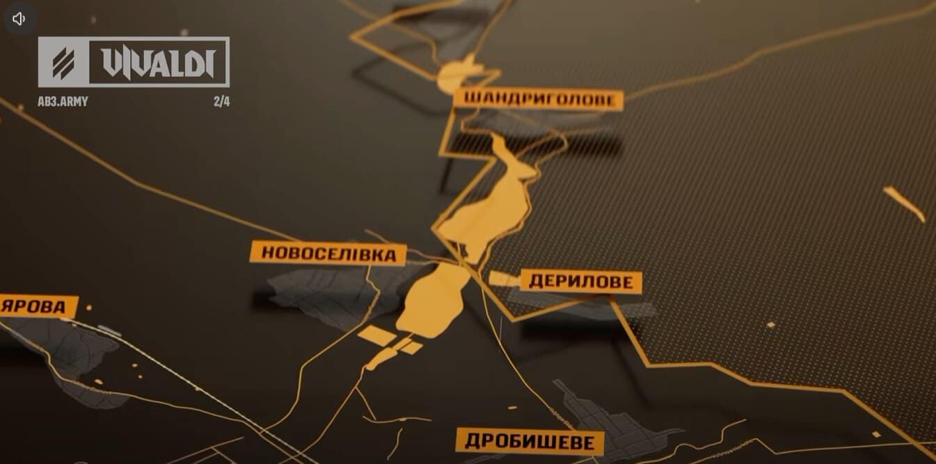 Місце проведення операції "Вівальді" 3-м армійським корпусом