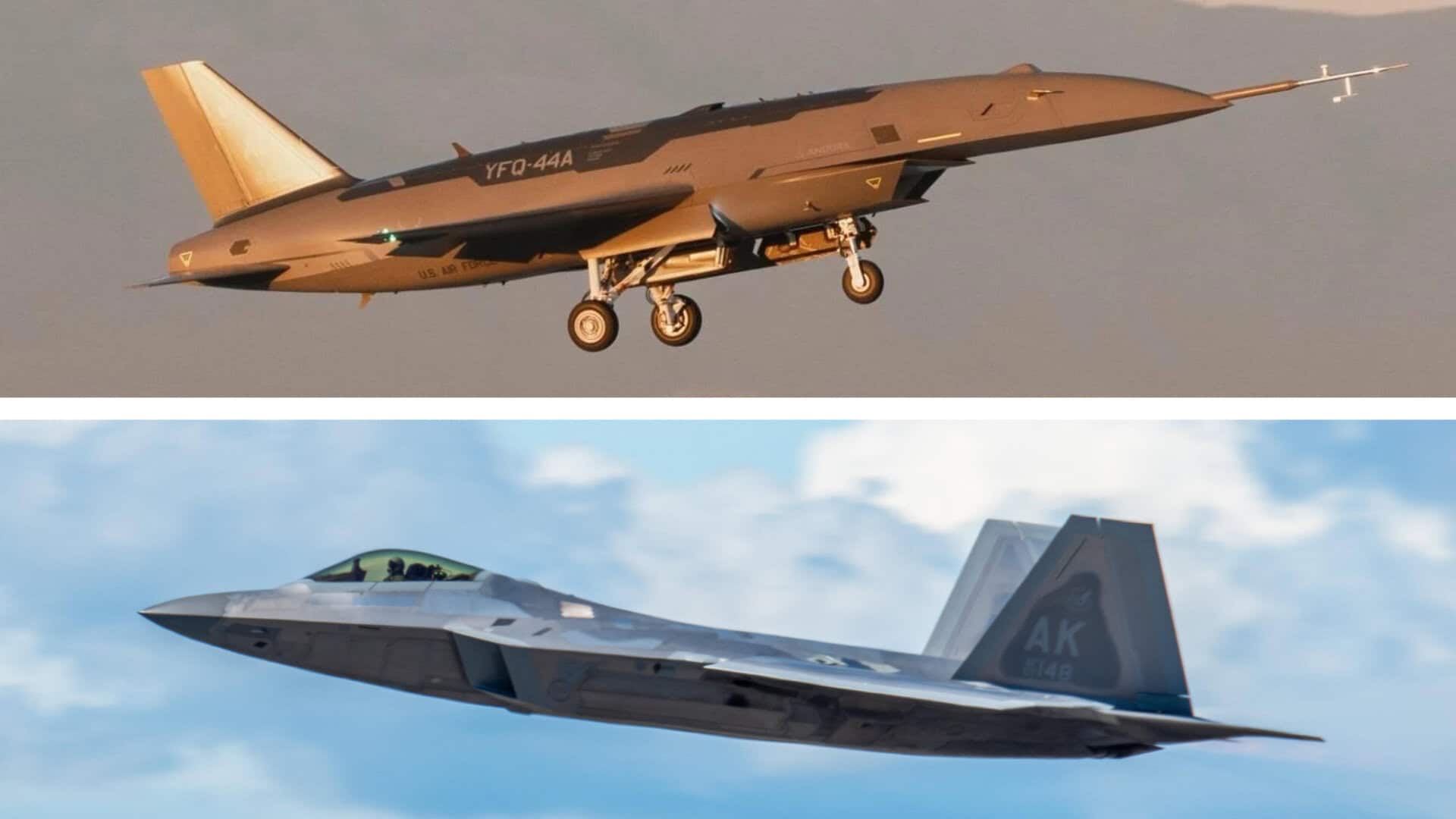 Пілот F-22 вперше керував дроном-винищувачем YFQ-44A Fury під час польоту