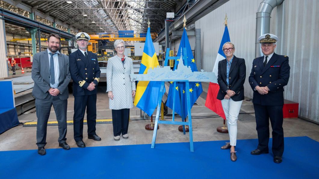 Construction Begins in France on FDI Frigate for Sweden
