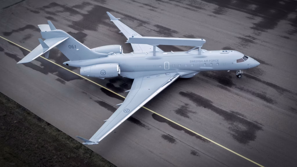 Saab Unveils First GlobalEye AWACS Aircraft for Swedish Air Force