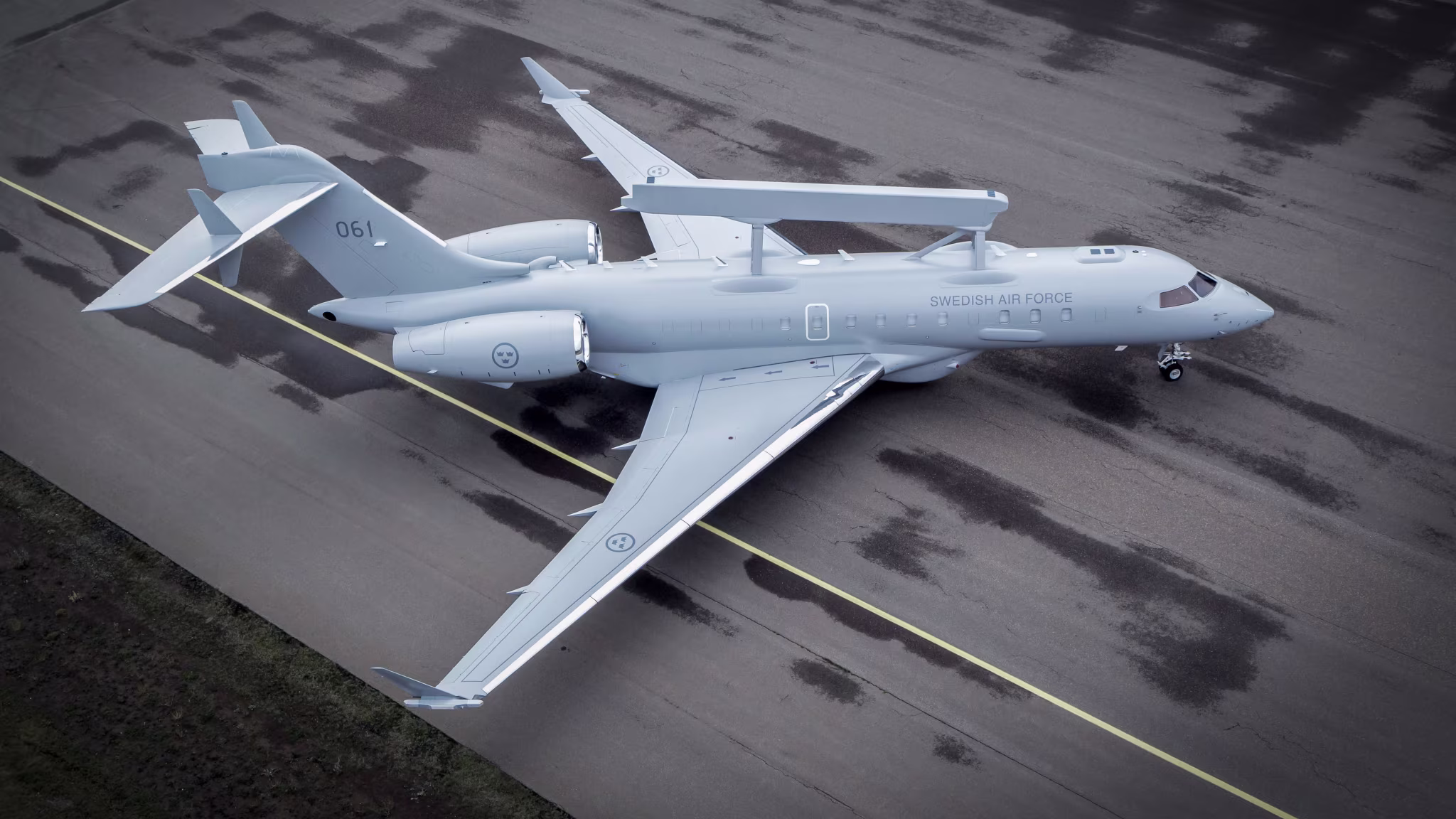 Saab презентувала перший літак ДРЛВ GlobalEye для Повітряних сил Швеції