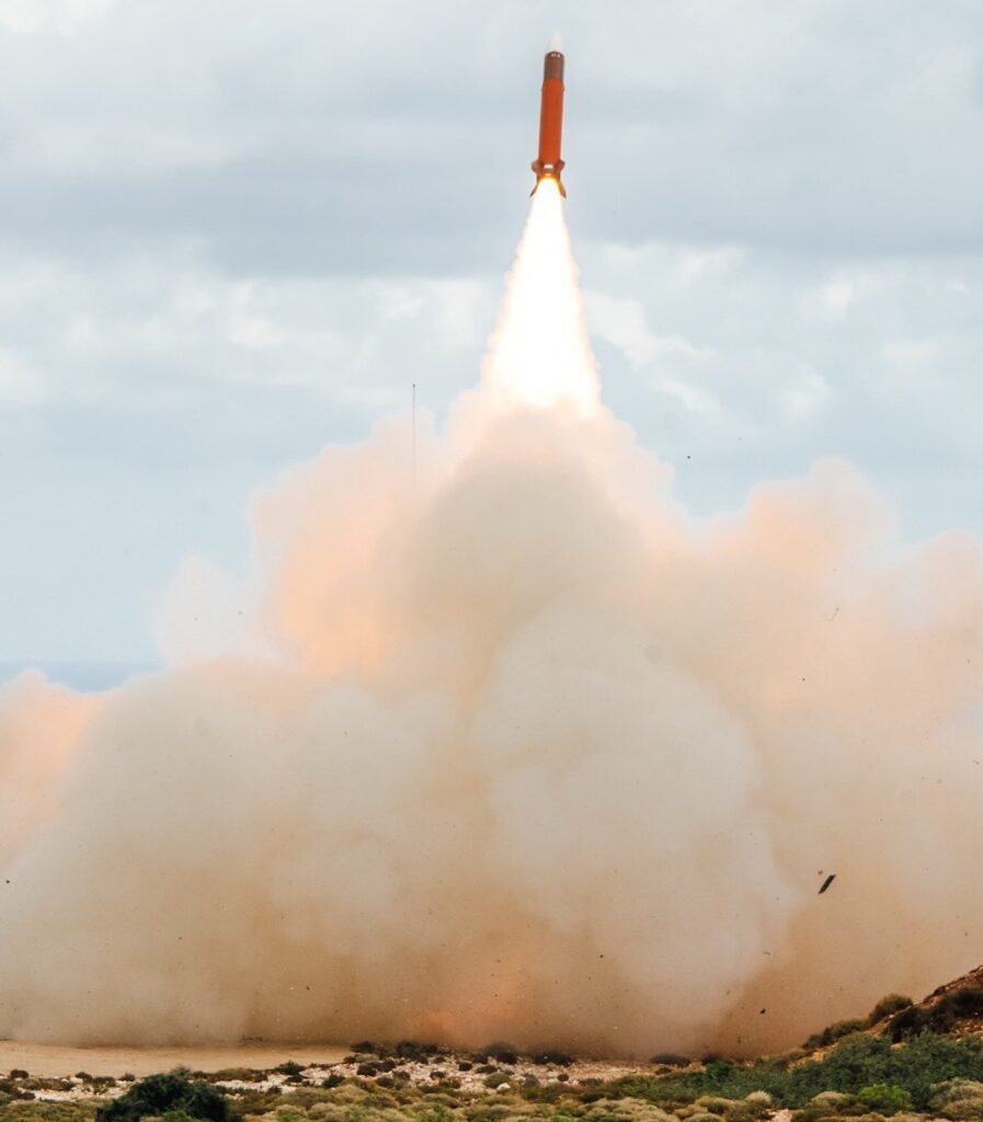 Пуск зенітної ракети GEM-T зі шведського комплексу Patriot під час навчань Spartan Arrow на острові Крит, жовтень 2026 року. Фото: Збройні сили Швеції.