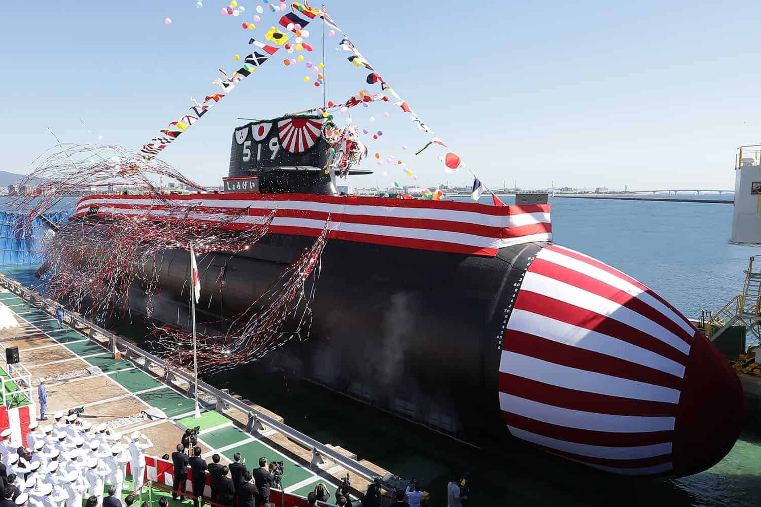 Japan Launches Seventh Taigei-Class Submarine