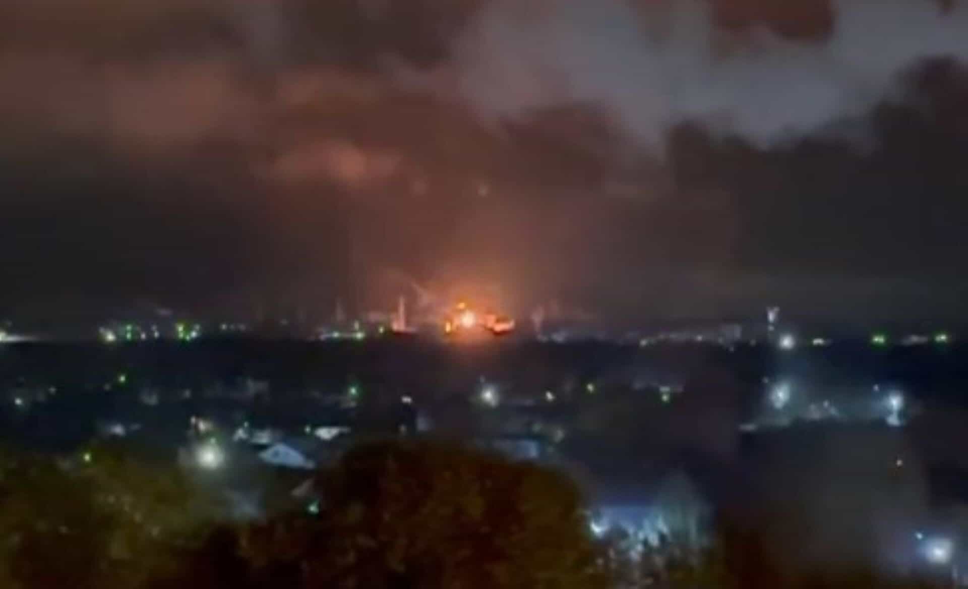 Drones Strike Volodarskaya Linear Production and Dispatch Station Near Moscow, Fire Breaks Out