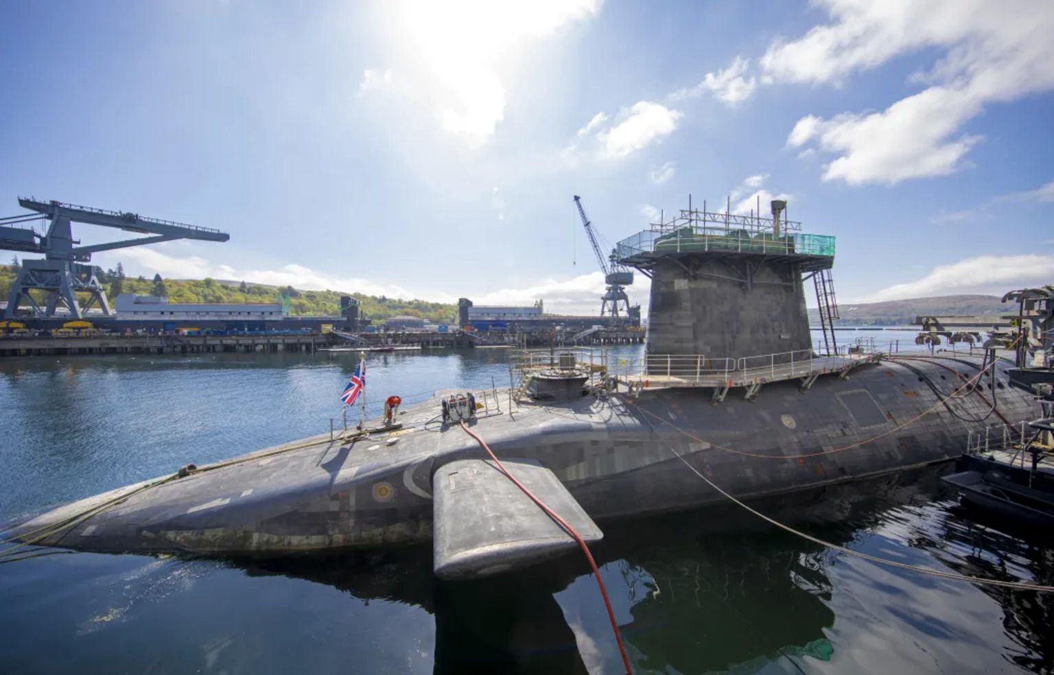 British Nuclear Submarines to Be Protected From Drones With Fire Hoses