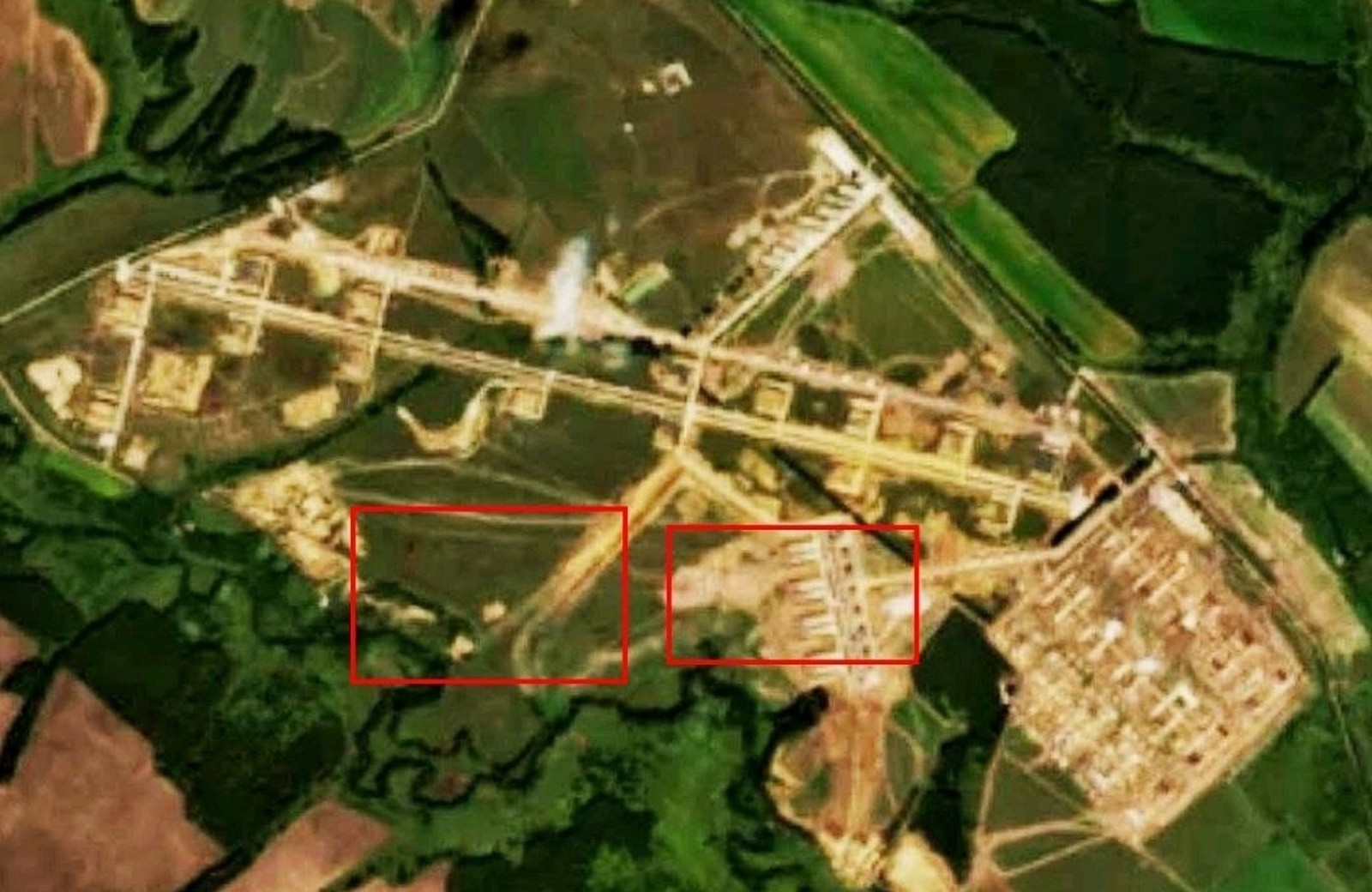 NASA Satellites Detect Fires at Russian Tsymbulova Drone Launch Site