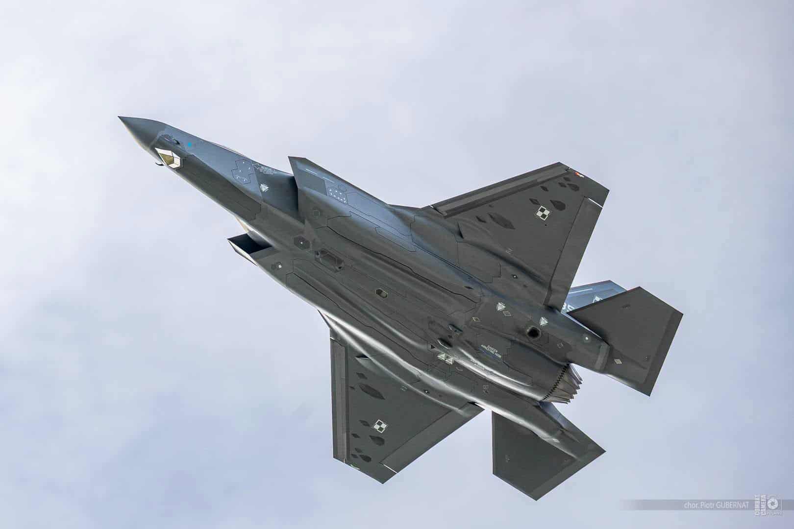 An F-35 fighter jet of the Polish Air Force. October 1, 2026. Photo credits: Piotr Gubernat
