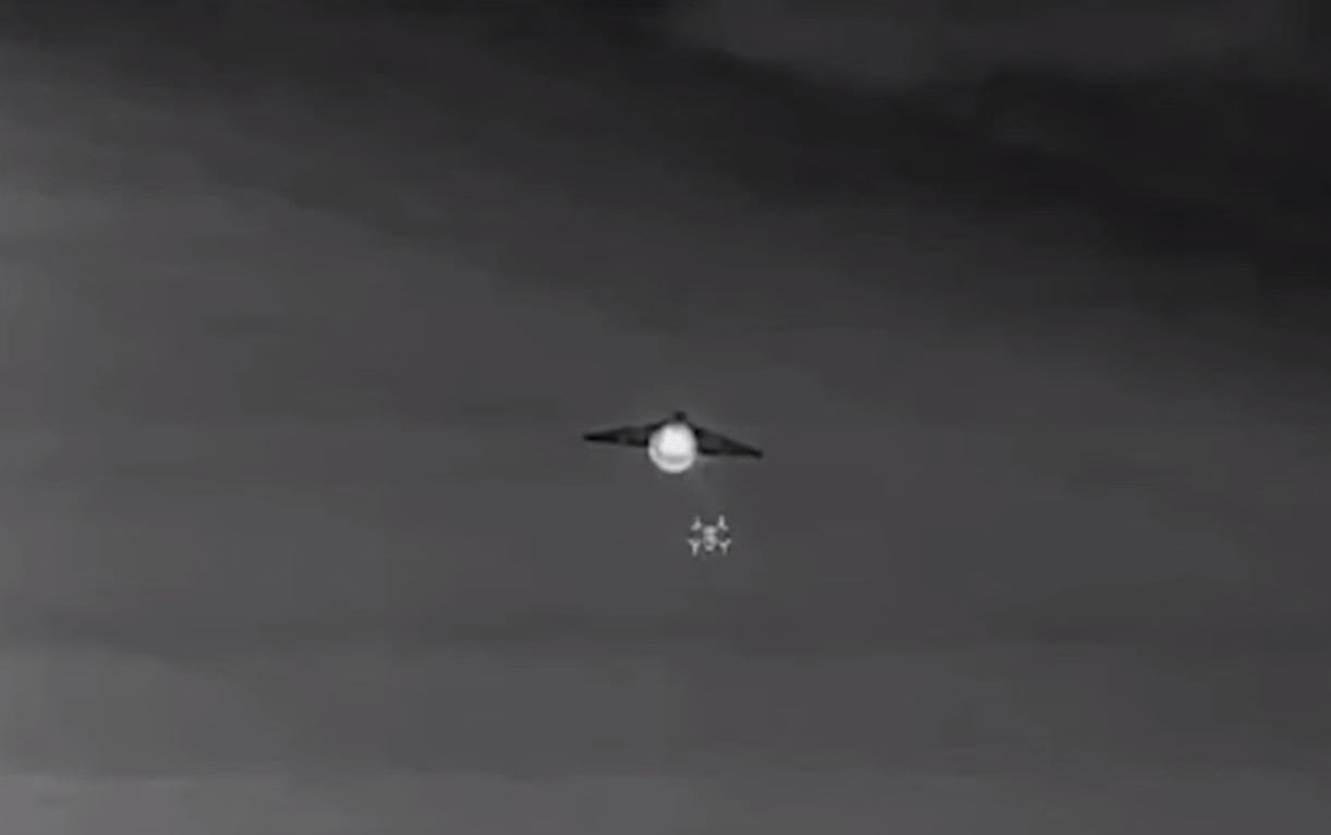 Sargan USV Uses Sting Interceptor to Shoot Down Russian Geran Drone