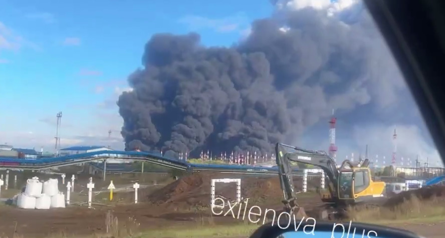 Сили оборони успішно уразили ЛВДС «Самара» — на об’єкті масштабна пожежа