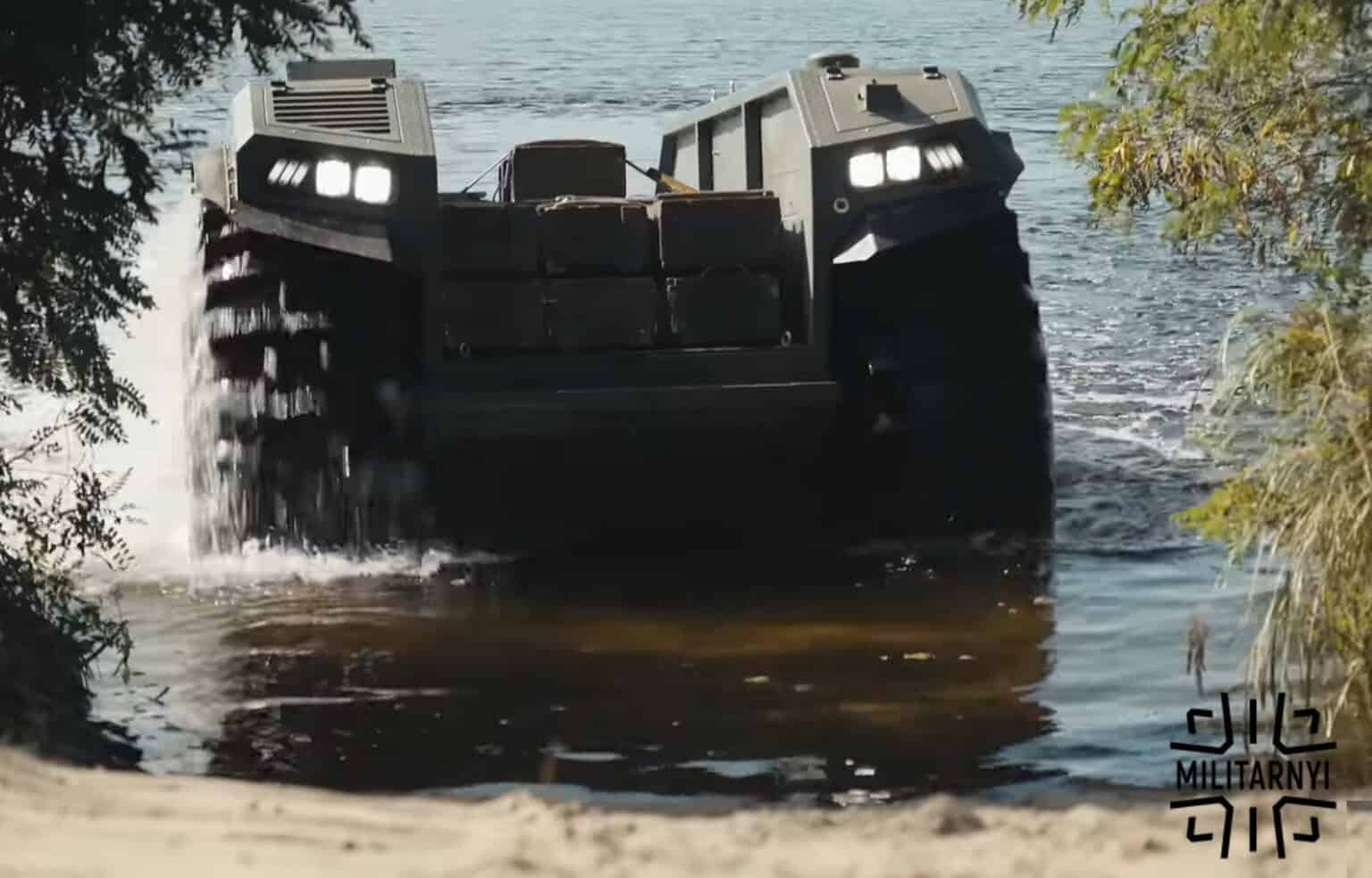 Український НРК UNEX UGV може буксирувати артилерійські гармати й техніку масою до 10 тонн