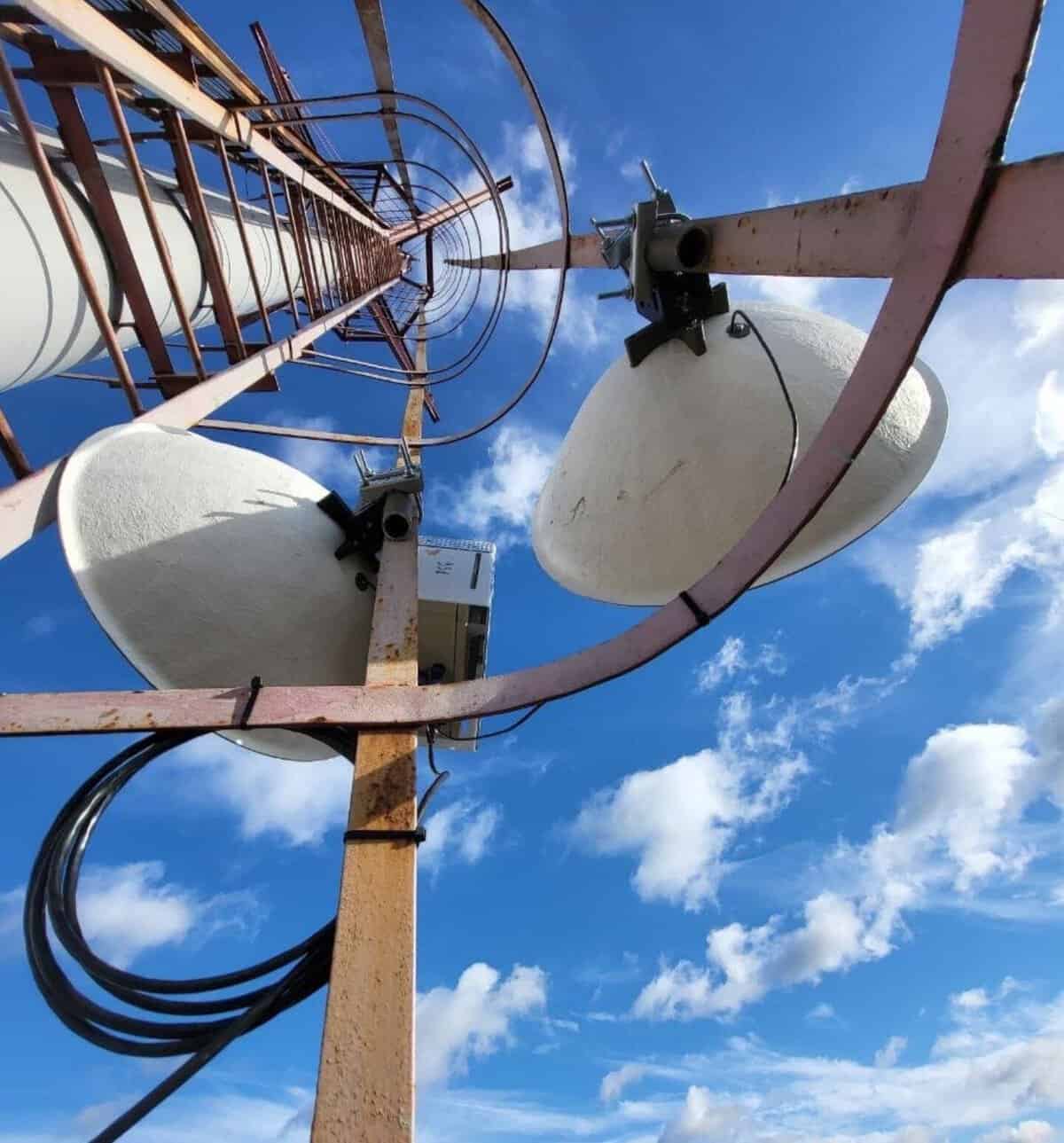 Acoustic sensors of the Ukrainian Zvook aerial target detection system. Photo credits: Zvook / UNITED24 Media.